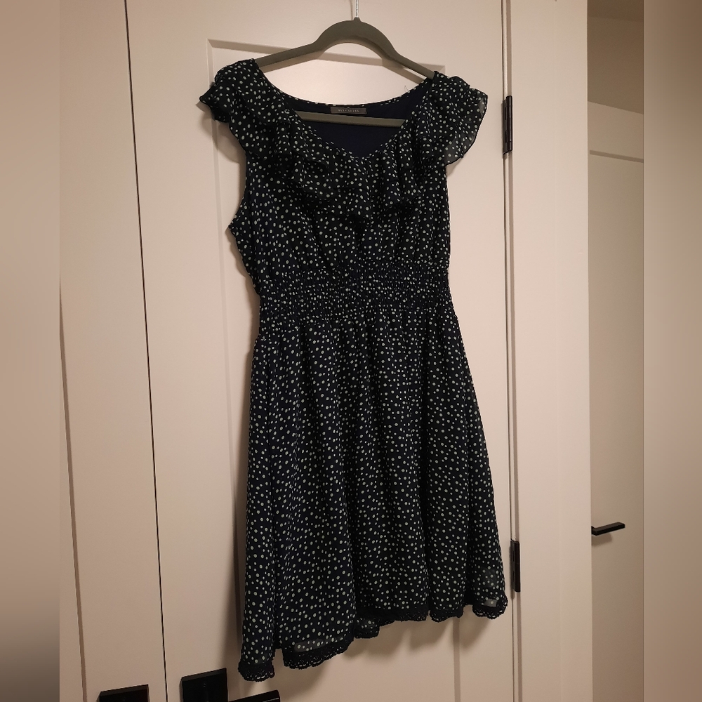 Polka Dot Ruffle Dress - Picture 1 of 11